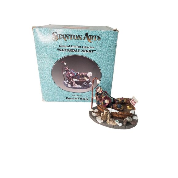 Emmett Kelly Saturday Night Weary Willie Clown 1995 Bathtub #1138 Stanton Arts - Picture 2 of 9